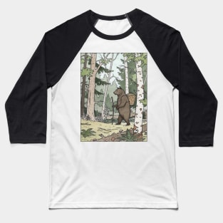 Bear in the Woods Baseball T-Shirt